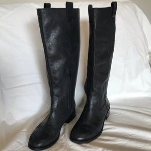 Tall black boots